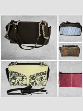 VINTAGE MICHE -- Base Bag & 9 Covers, "Classic" Size, 2 Sets Straps, Many Unused